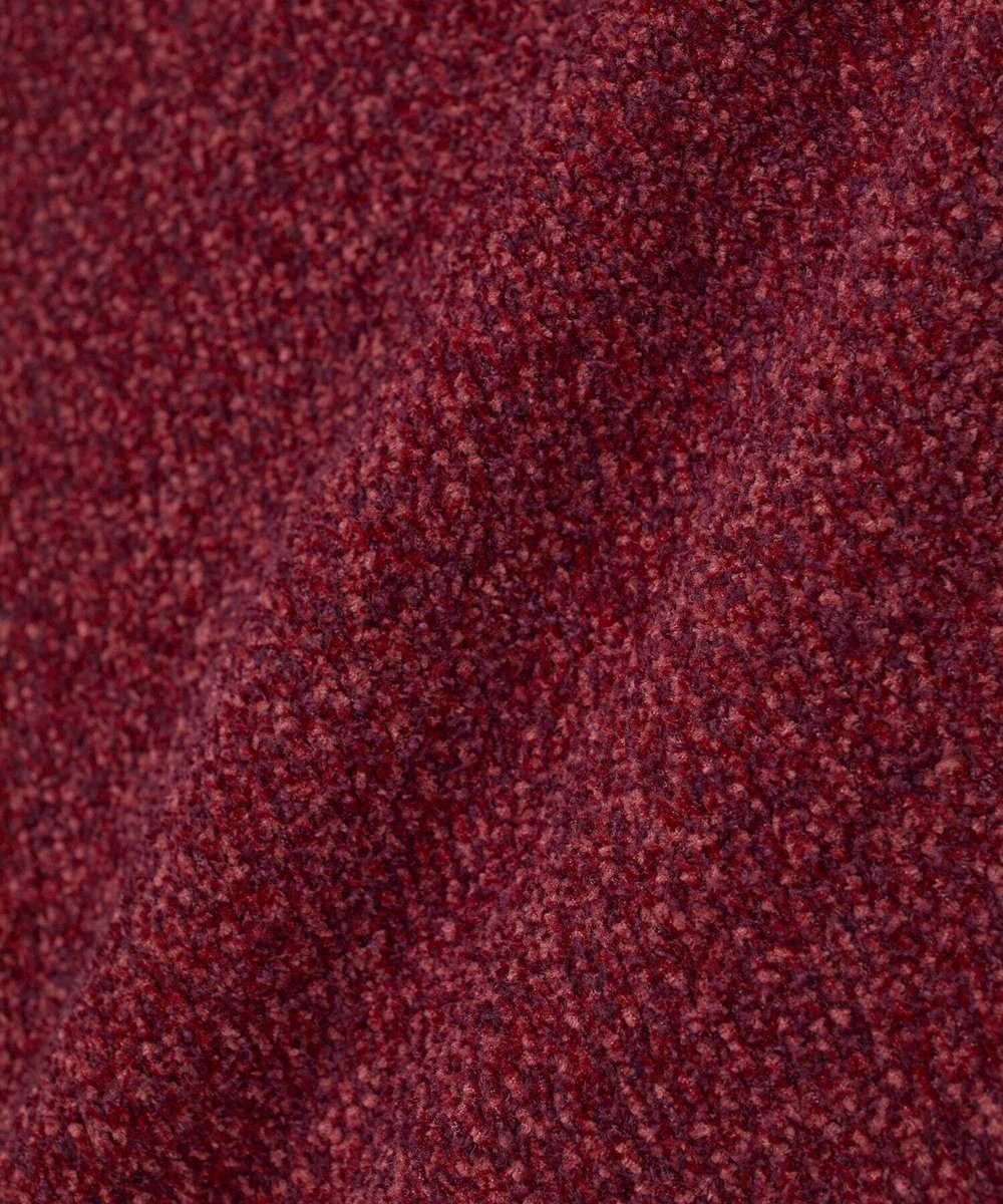 MEN'S BIGI メランジ調モールニット レッド