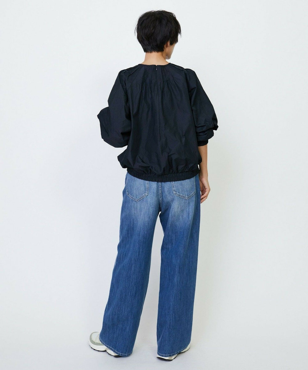 feerique feerique メモリードビーピンタックブラウス ネイビー