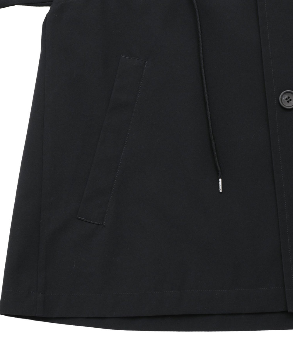 1er Arrondissement ＜VACHEMENT×1er Arrondissement＞別注リサイクルシェルタフタショートトレンチコート ネイビー