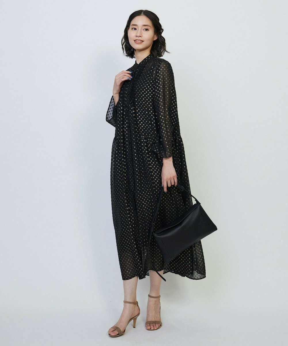 L'EQUIPE 2WAYステッチショルダーバッグ ブラック