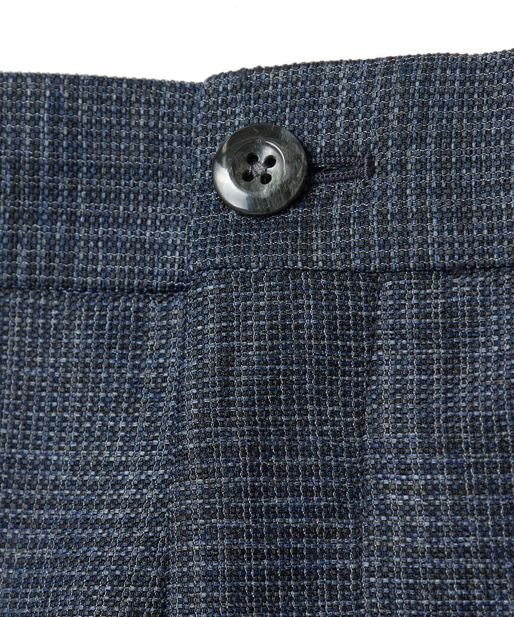 MEN'S BIGI 【ACTIVE TAILOR】カラミメッシュストレッチパンツ＜軽量/通気性/ストレッチ＞ ダークネイビー