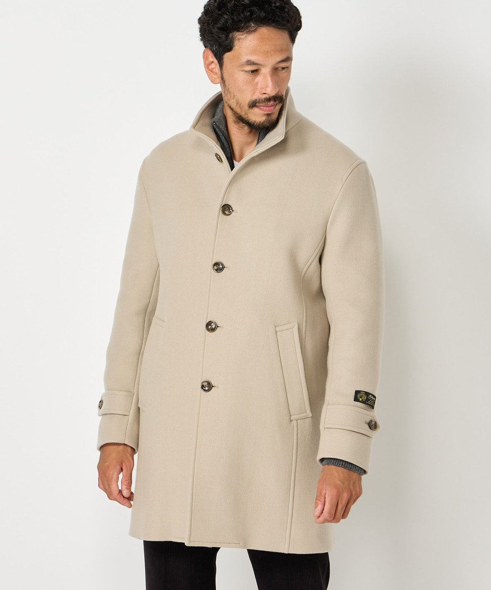 MEN'S BIGI 【Bellandi/べランディ】スタンドカラーコート ベージュ