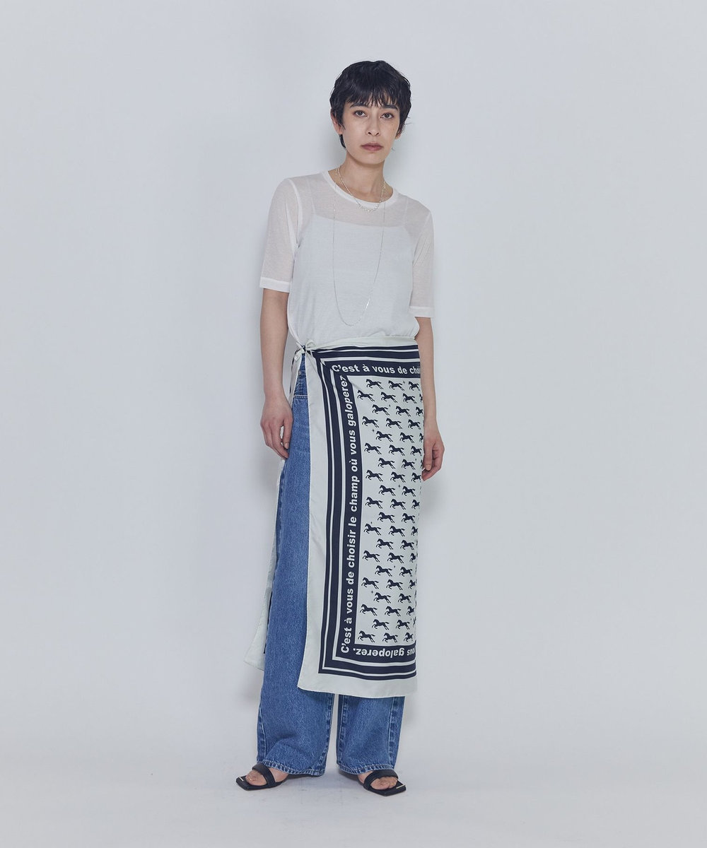 1er Arrondissement 【追加】シアーＴシャツ オフホワイト