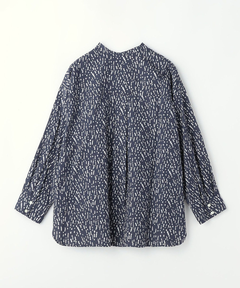 feerique Lサイズ（大きいサイズ） 【大きいサイズ】feerique ドローイングドットPtスキッパーシャツ グレー