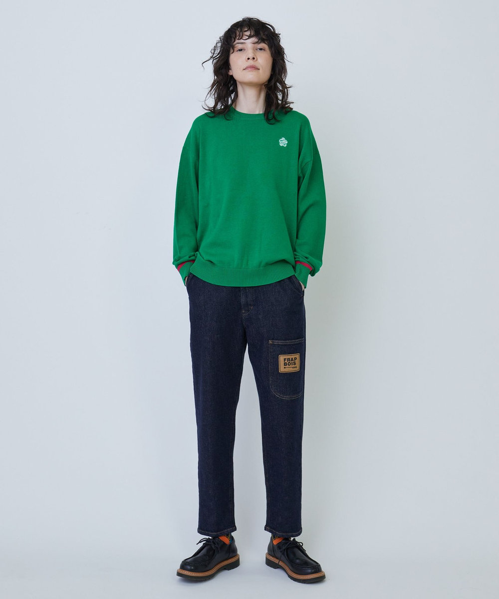 FRAPBOIS ムーブデニム2 デニムパンツ ネイビー