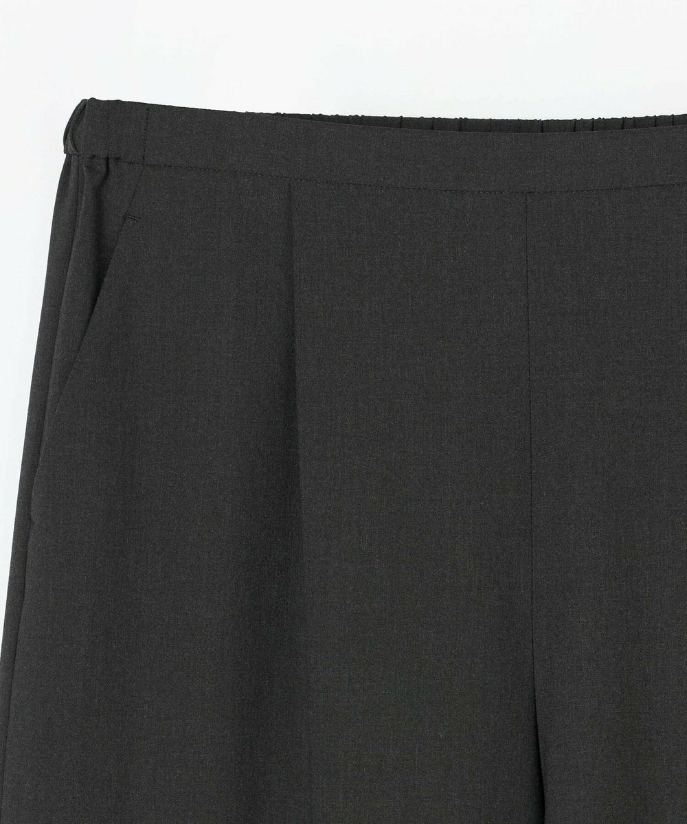 L'EQUIPE Lサイズ（大きいサイズ） 【大きいサイズ】ウォッシャブルTR2wayストレートパンツ チャコールグレー