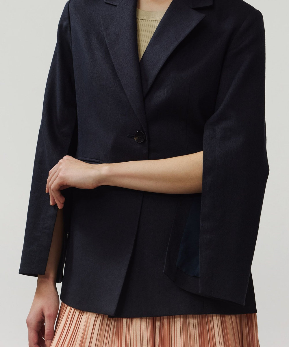 DÉPAREILLÉ VISCORSE LINEN JACKET / ヴィスコースリネンジャケット ネイビー