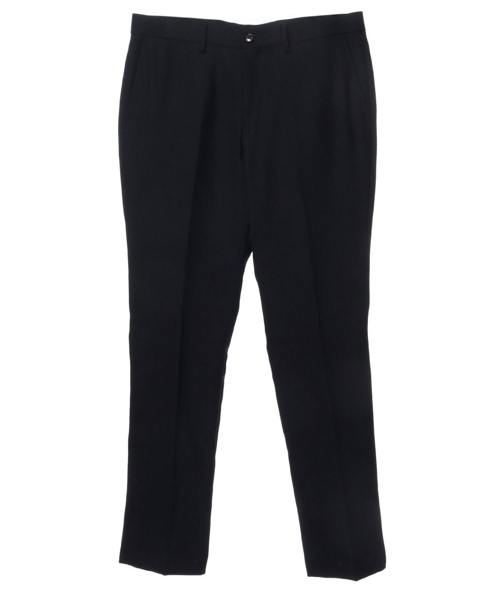 MEN'S BIGI 【ACTIVE TAILOR】ミックスヤーン/ホップサックスラックス＜セットアップ・スリーピース対応＞ ダークネイビー