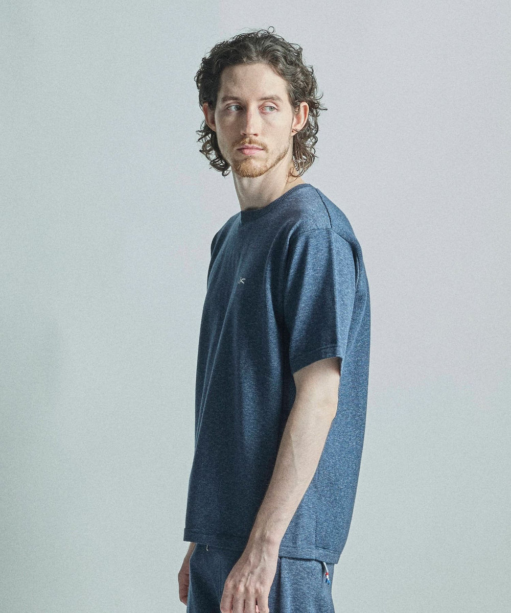 MEN'S BIGI 【DENHAM/デンハム】別注ニットTEE ネイビー