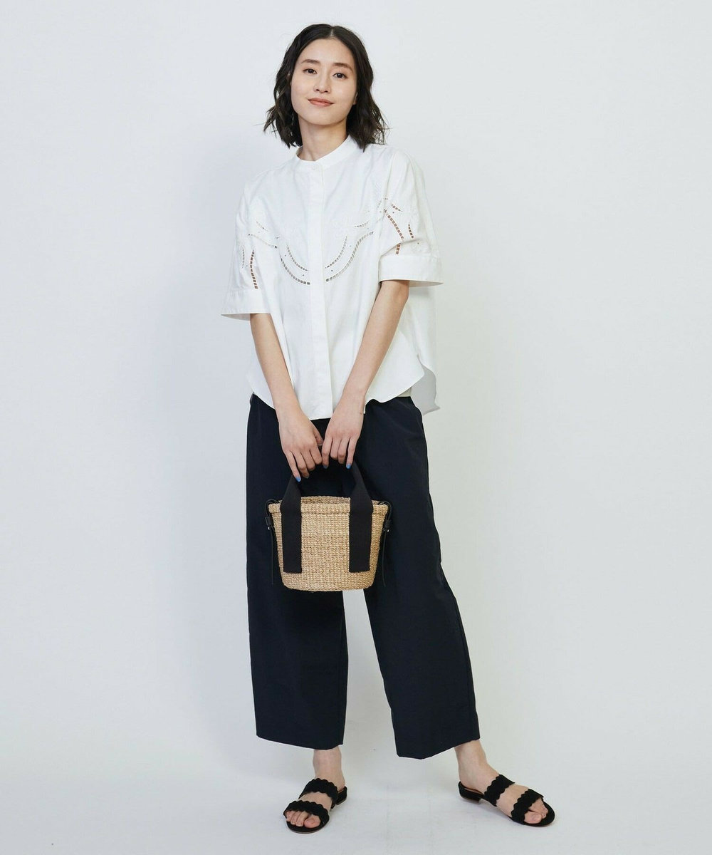 L'EQUIPE アバカミニバスケット2WAYショルダー ベージュ