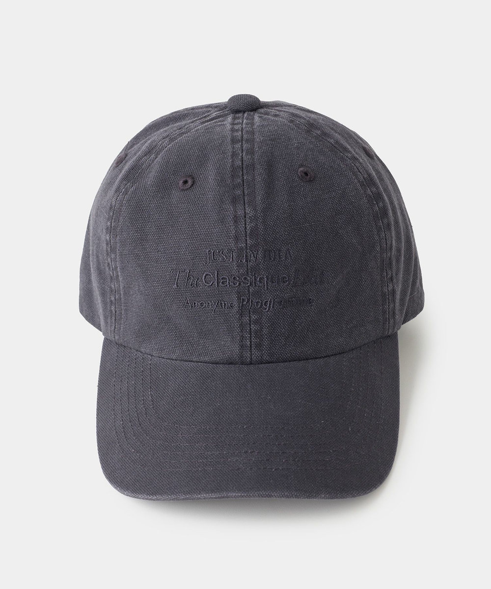 UNION STATION Basiquenti クラシックピグメントロングビルキャップ グレー