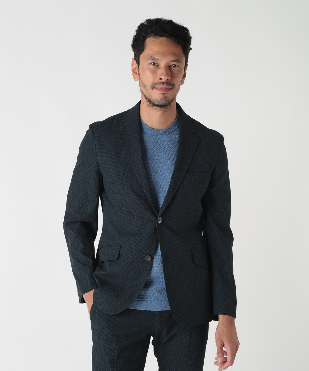 MEN'S BIGI ドットエアーメッシュプリントジャケット＜吸水速乾＞ ネイビー