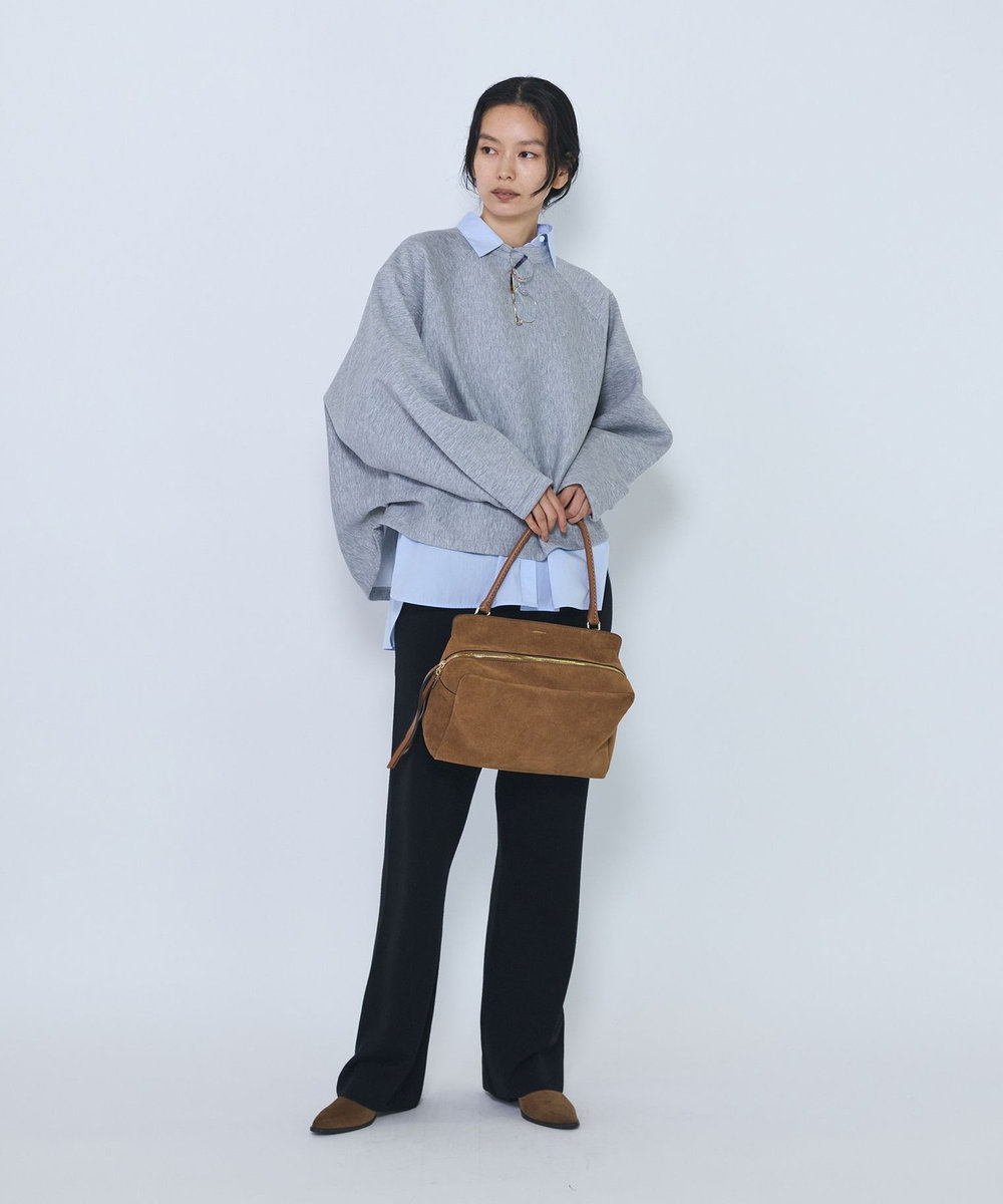 1er Arrondissement ＜LORISTELLA/ロリステッラ＞スエードショルダーバッグ キャメル