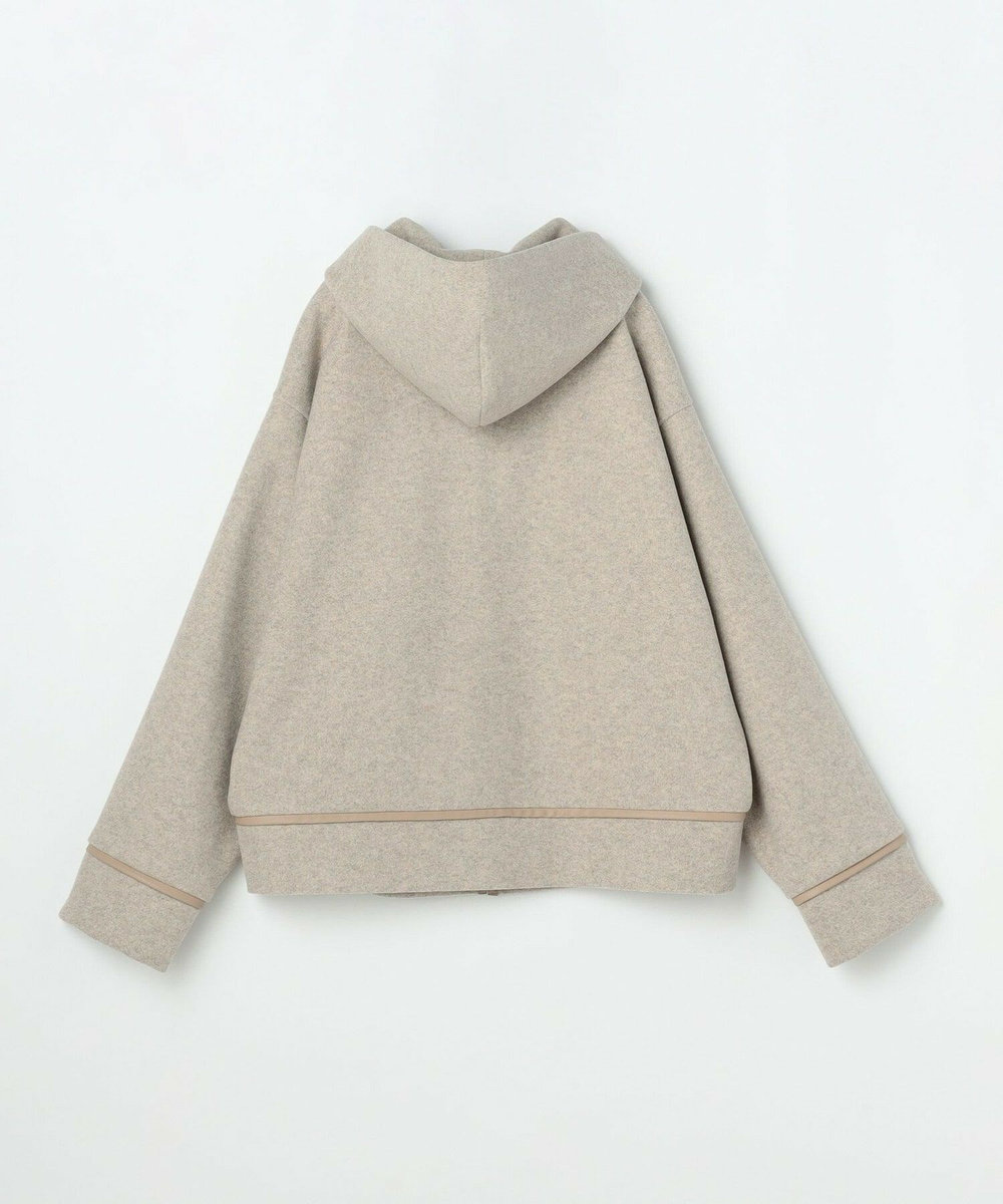 feerique feerique 　ウールライクジップパーカー ベージュ