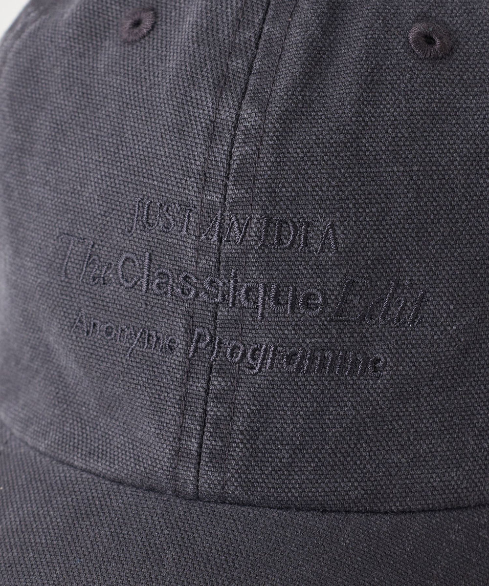 UNION STATION Basiquenti クラシックピグメントロングビルキャップ グレー