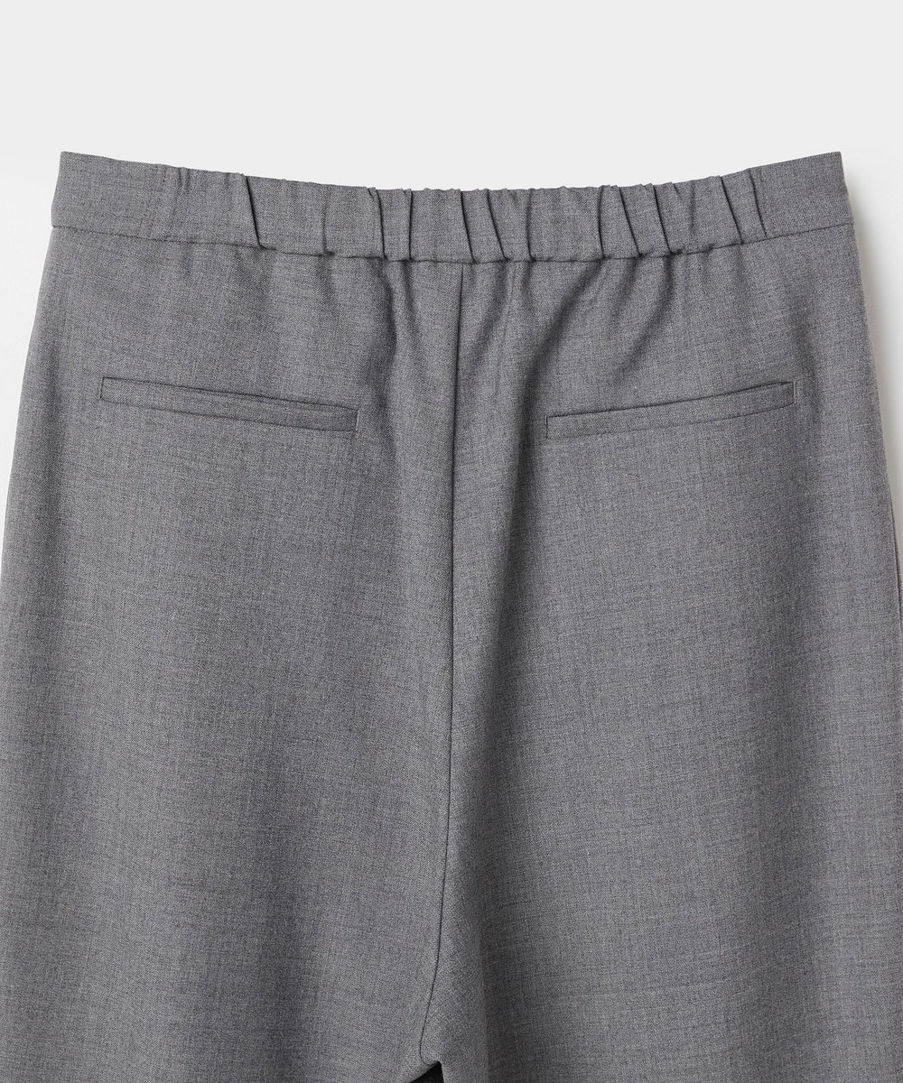 LOISIR ウール混ツイルストレッチジョッパーズパンツ グレー