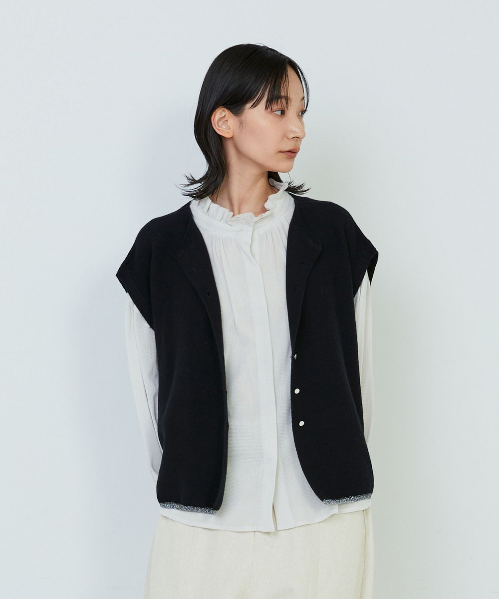 ADIEU TRISTESSE WEANERSガーターメラインベスト ブラック
