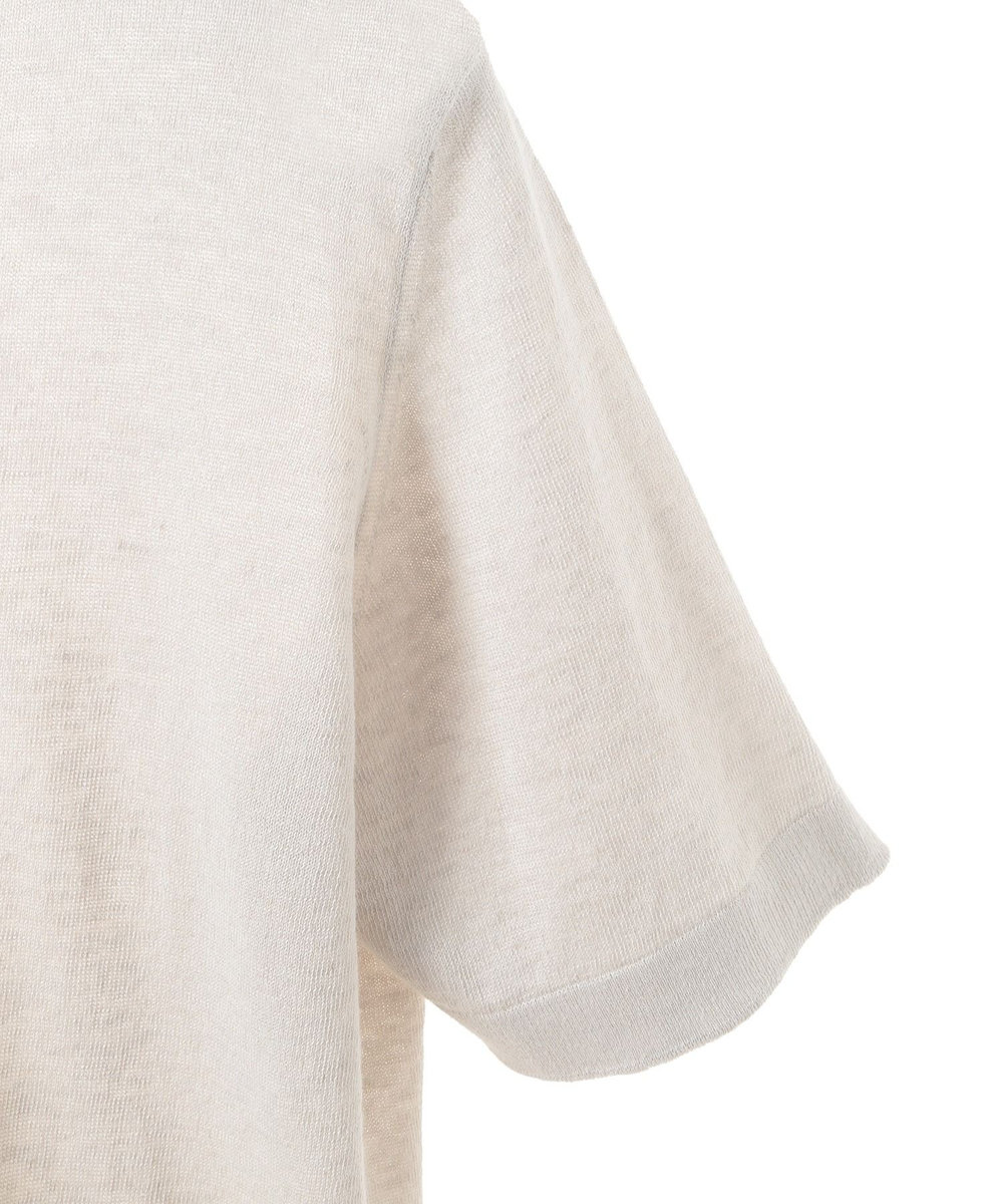 MEN'S BIGI 【FILIPPO DE LAURENTIIS/フィリッポ デ ローレンティス】綿麻ハイゲージニットTEE オフホワイト