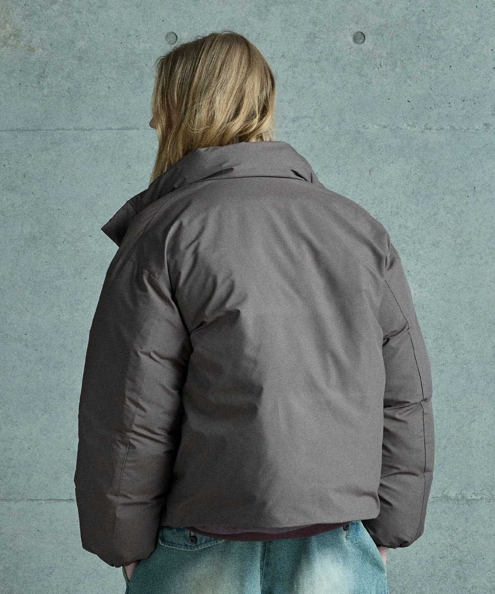 MEN'S BIGI ボクシーワイド パデットブルゾン ブラウン系その他