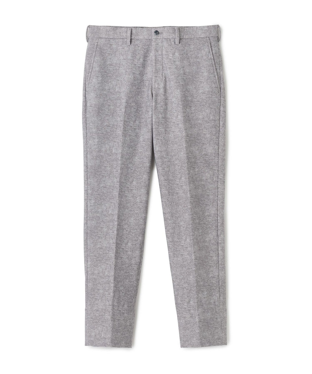 MEN'S BIGI ヒートパフォーマー ツイードプリント ストレッチパンツ［保温/ハイパワー2wayストレッチ］ ライトグレー
