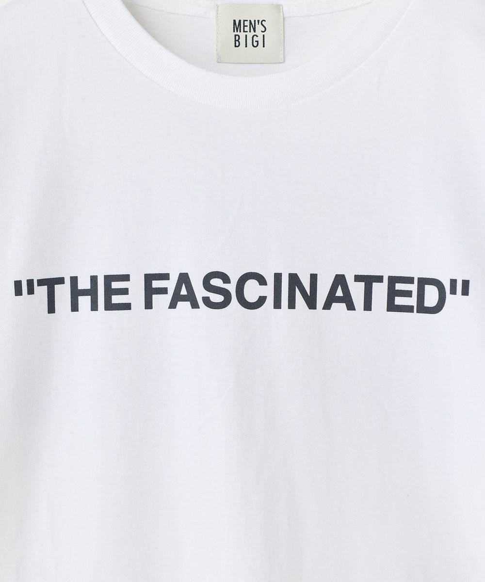 MEN'S BIGI 【THE FASCINATED/ザ ファシネイテッド】コラボ サボテンモノクログラフィックTシャツ ホワイト系その他