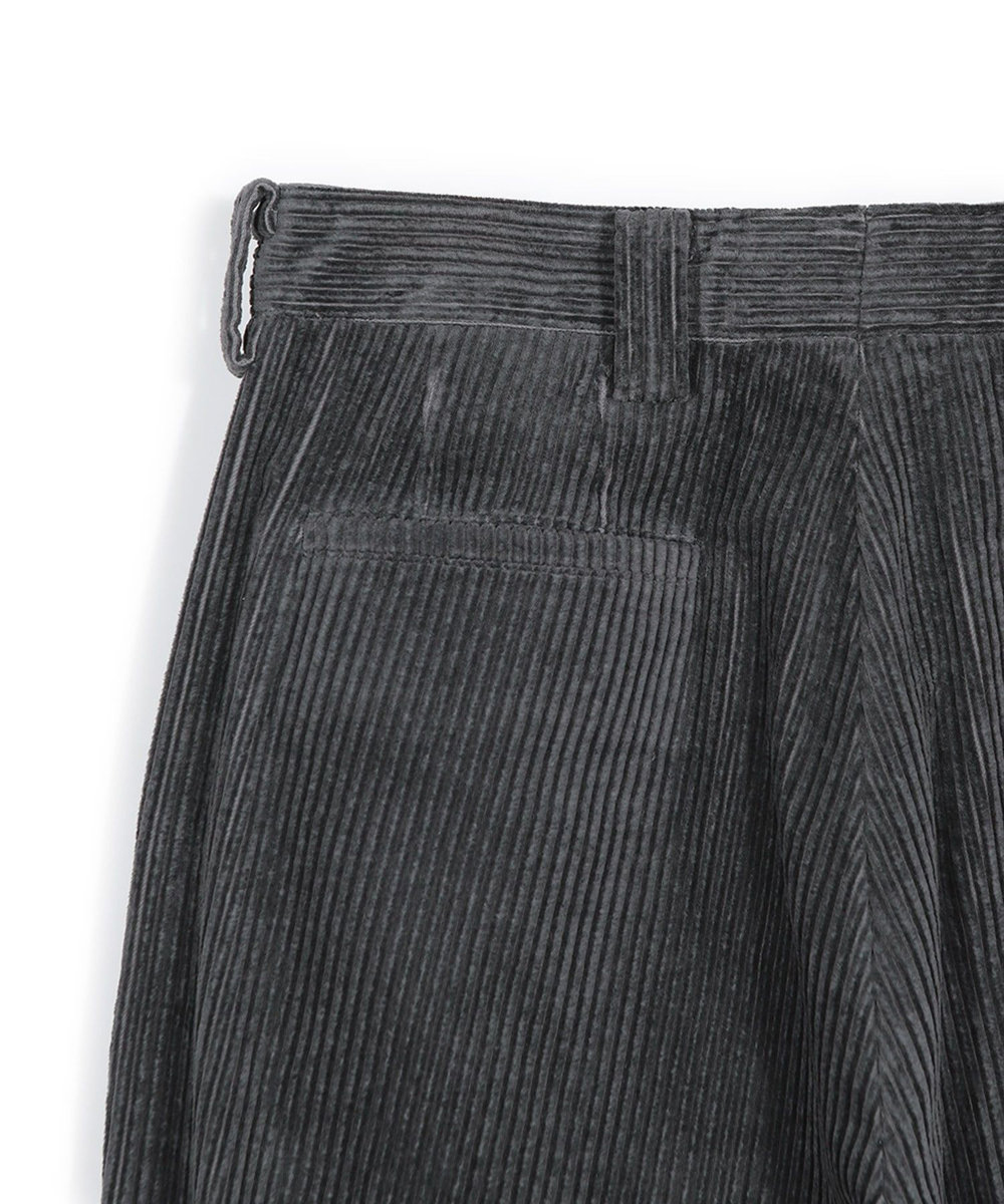MEN'S BIGI 【50th Anniv . 菊池武夫】COTTON CORDUROY WIDE PANTS グレー