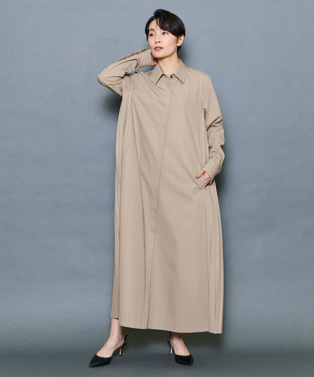 MOGA Collection MOGA Collection コットンラチネワンピース ベージュ
