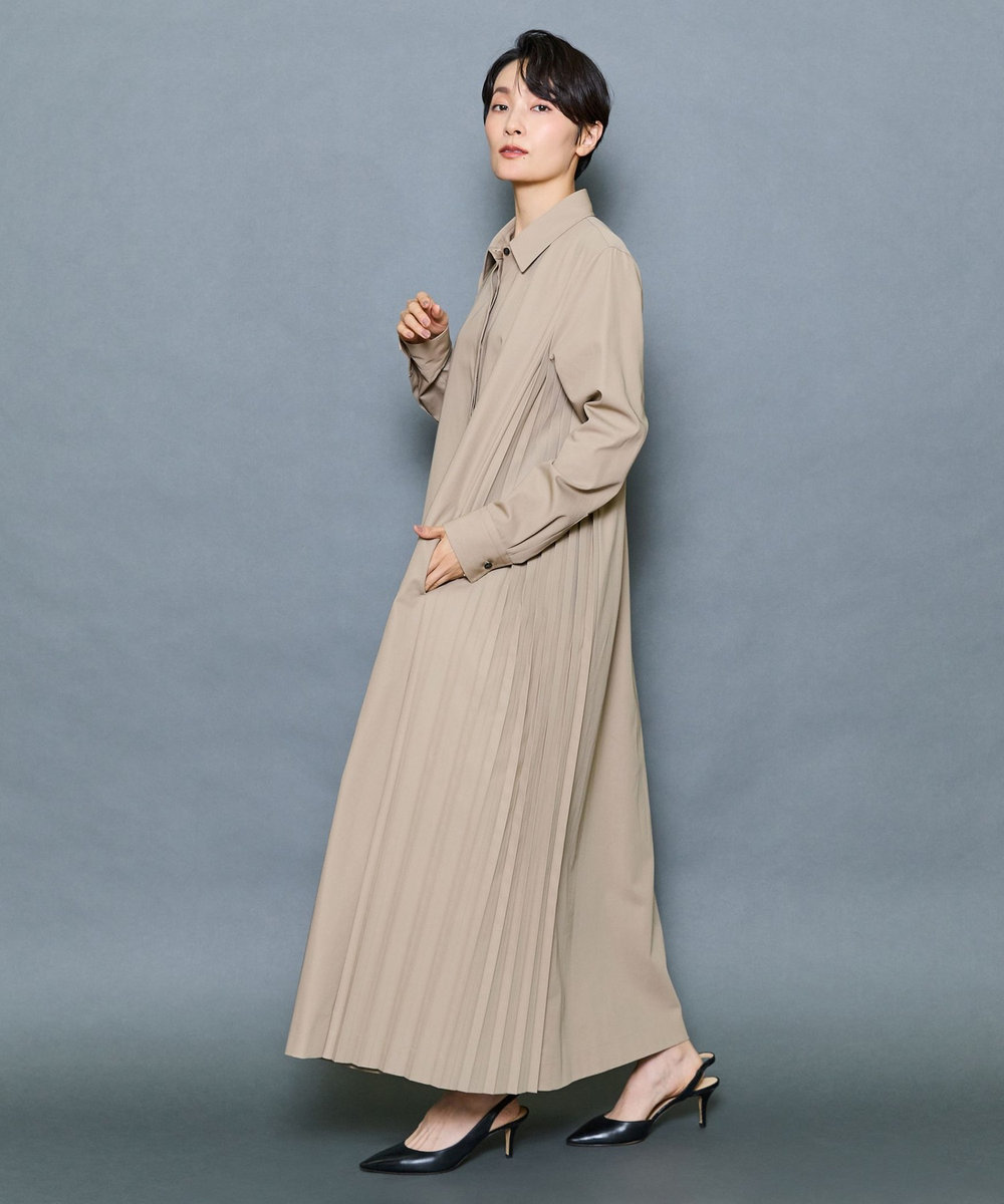 MOGA Collection MOGA Collection コットンラチネワンピース ベージュ