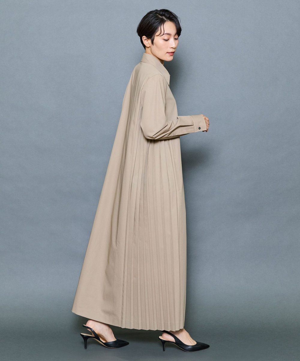 MOGA Collection MOGA Collection コットンラチネワンピース ベージュ