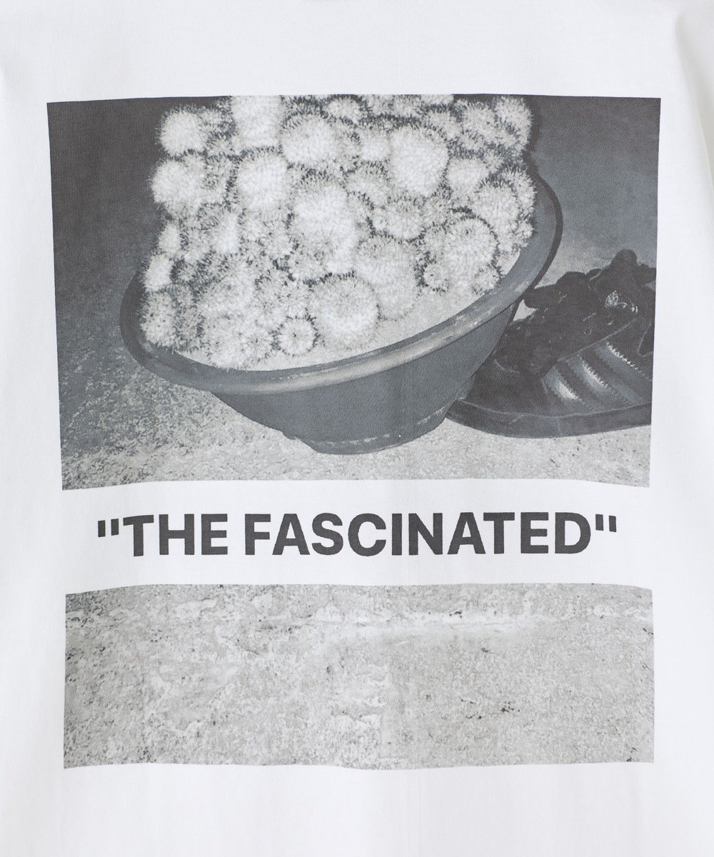 MEN'S BIGI 【THE FASCINATED/ザ ファシネイテッド】コラボ サボテンモノクログラフィックTシャツ ホワイト系その他