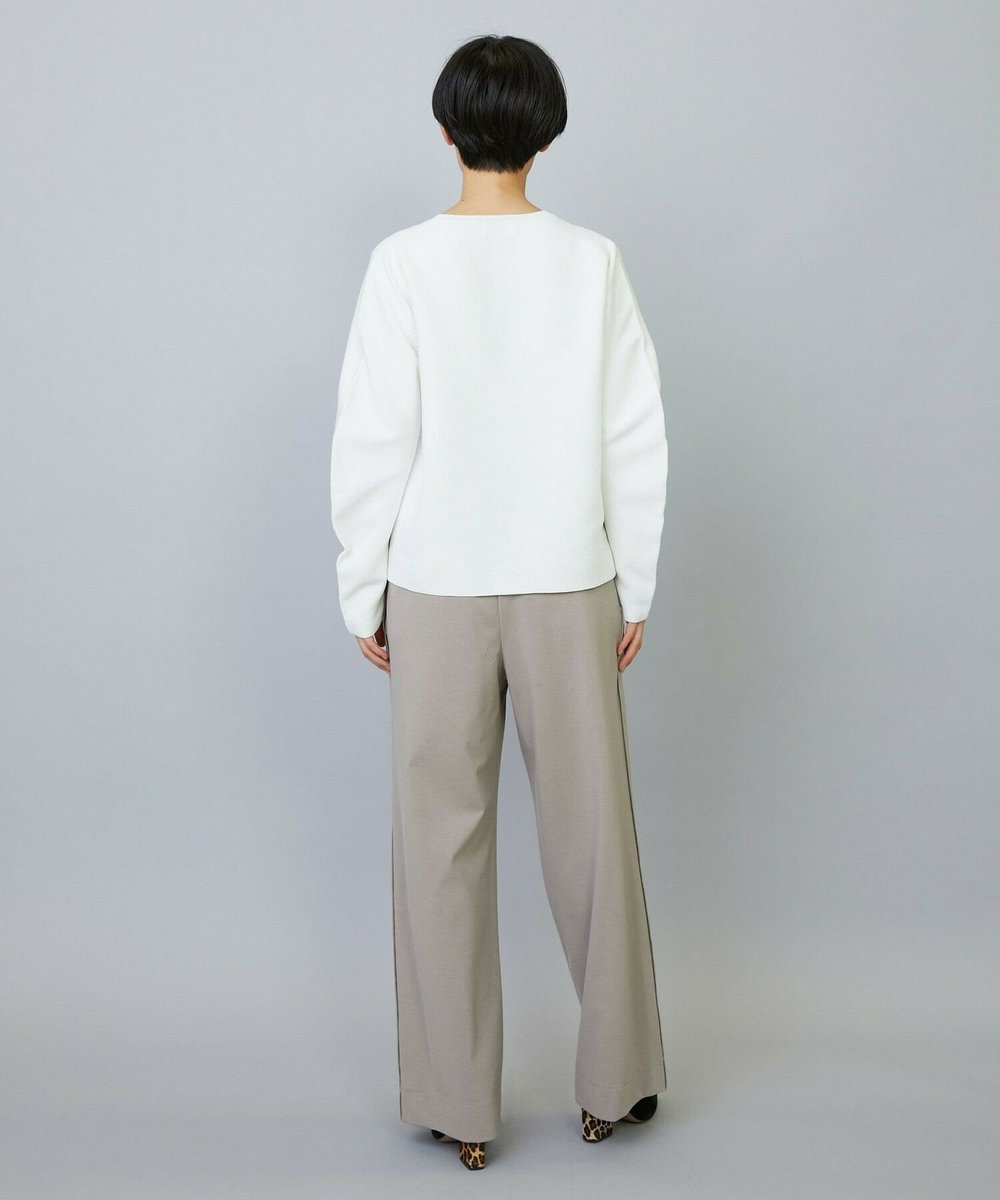 MOGA コットンナイロンポンチワイドパンツ サンドベージュ