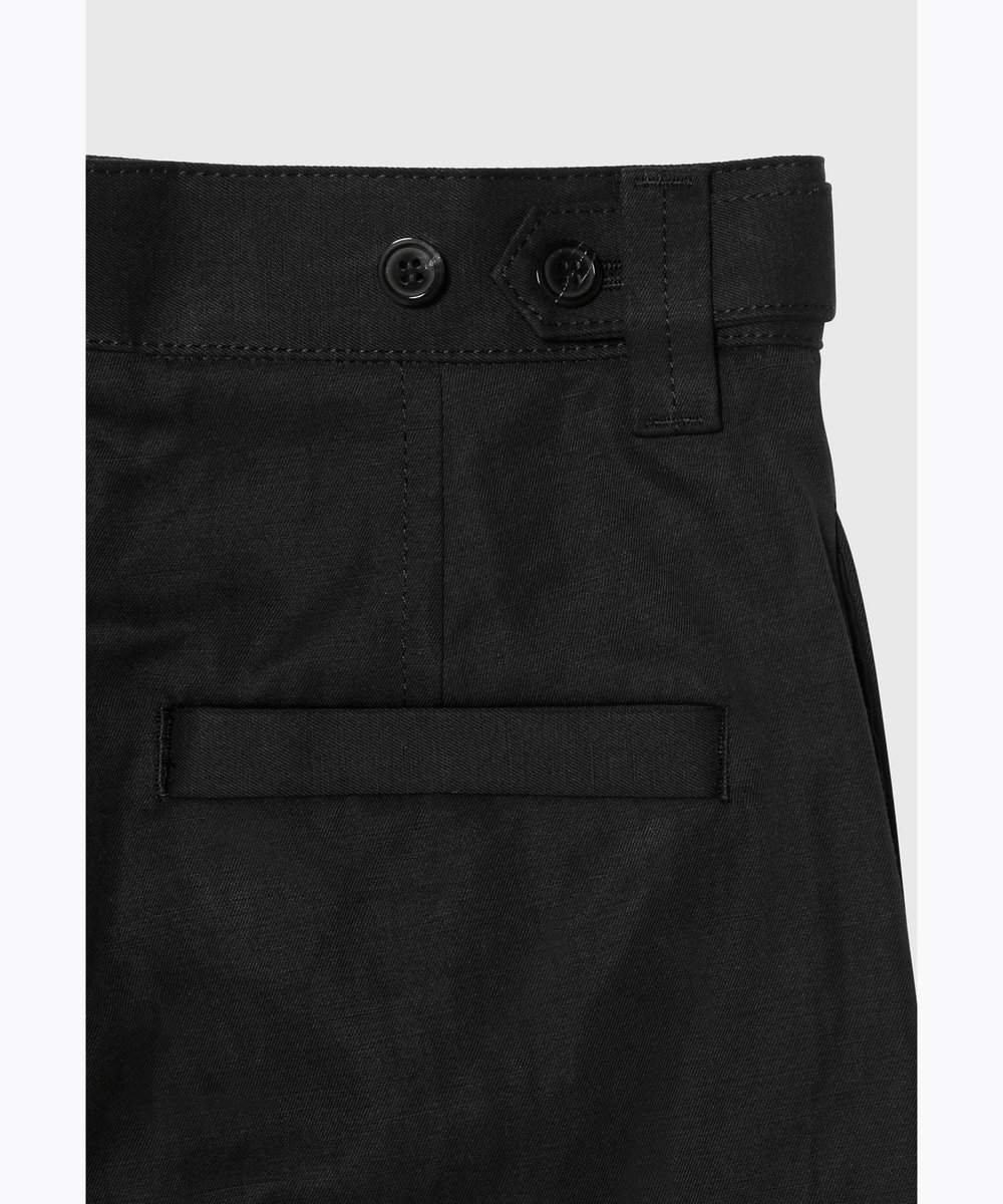 DÉPAREILLÉ COTTON HEMP PANTS / コットンヘンプパンツ ブラック