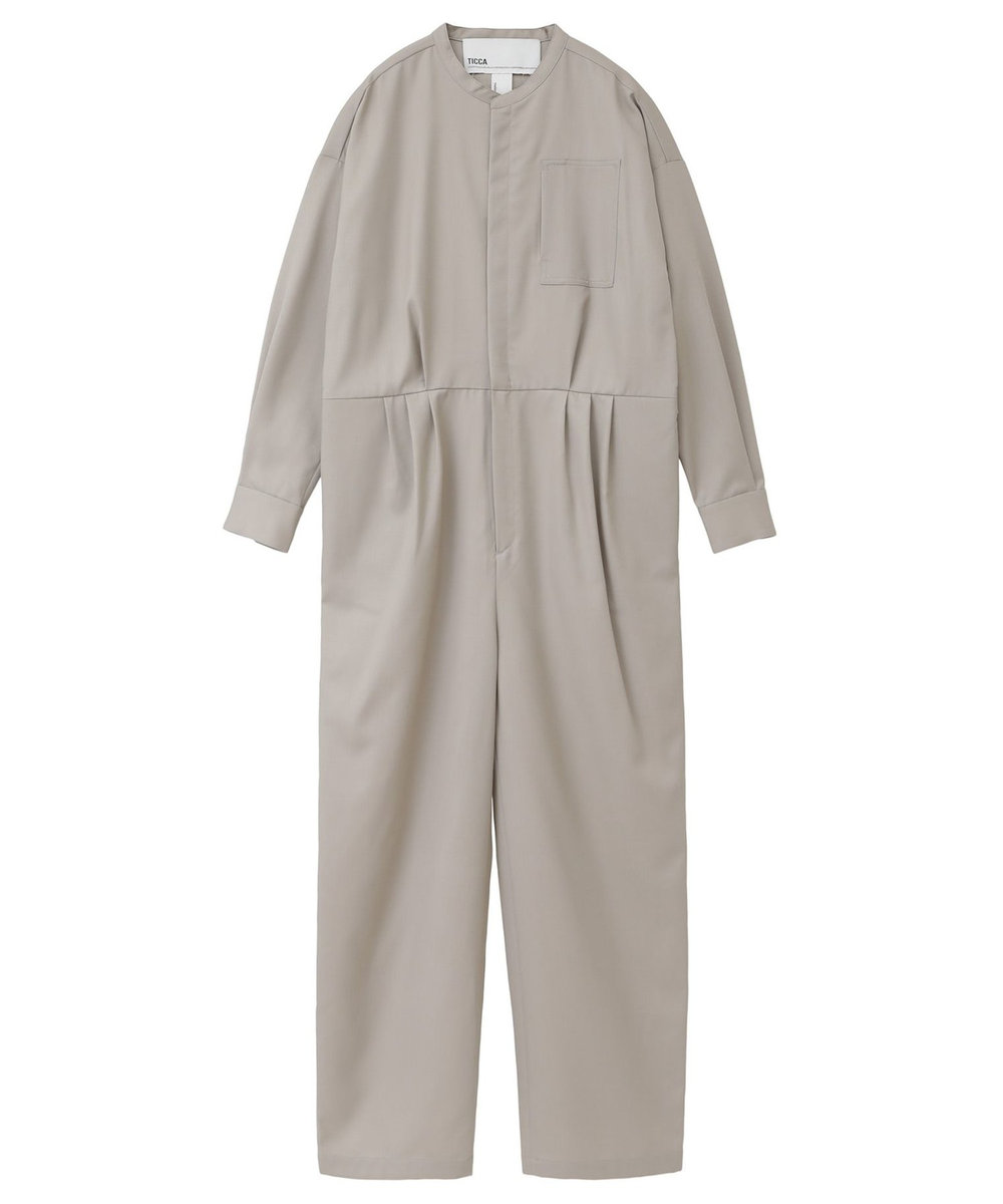1er Arrondissement ＜TICCA (ティッカ)＞ウォッシャブルウールコンビネゾン ベージュ