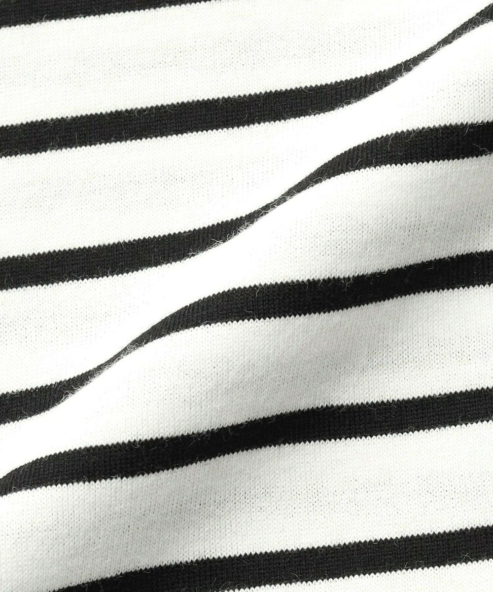 ADIEU TRISTESSE ドロップショルダーTシャツ ストライプ