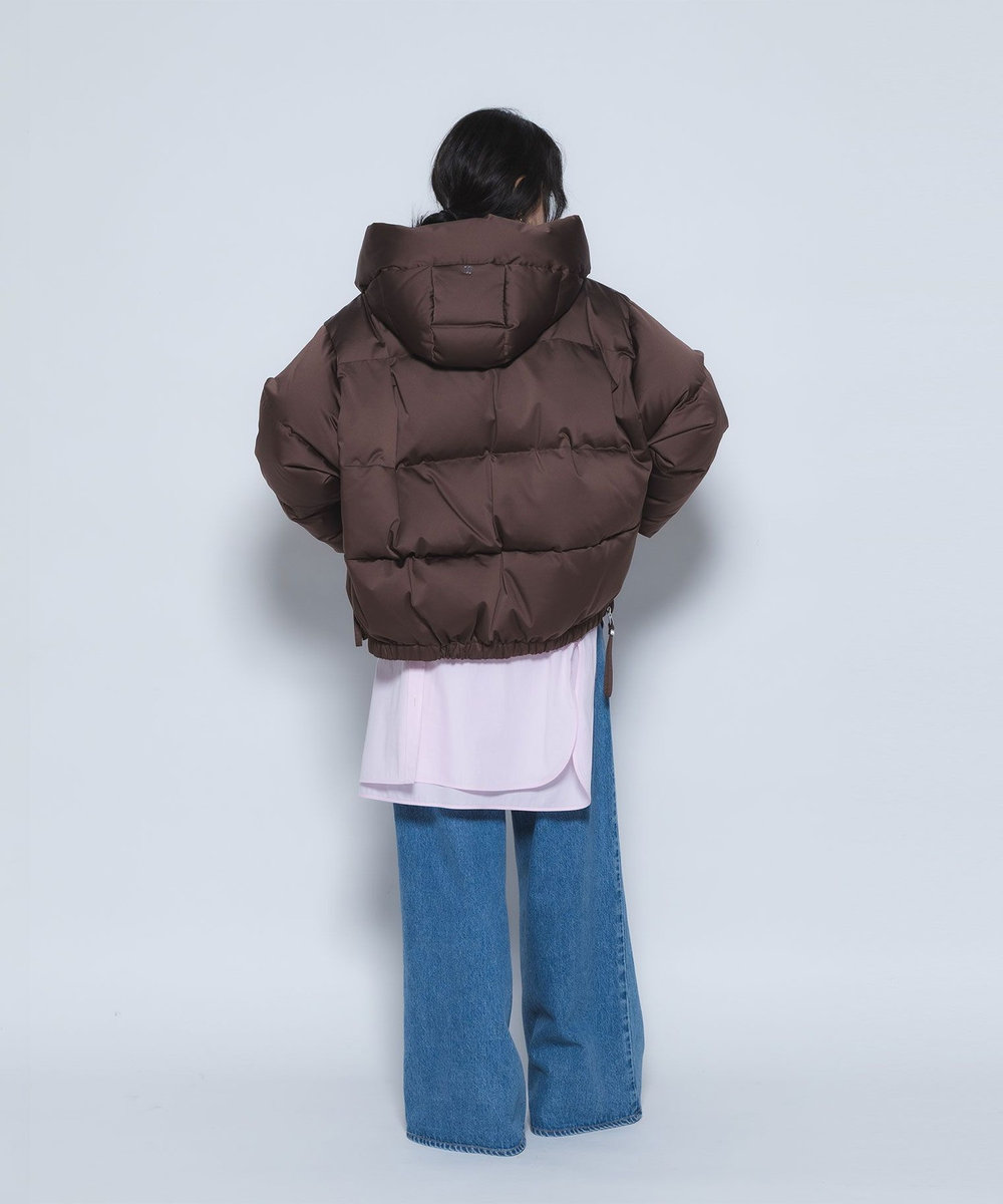 1er Arrondissement 《WEB限定カラーあり》＜DUNO/デュノ＞ショートダウンコート ブラウン
