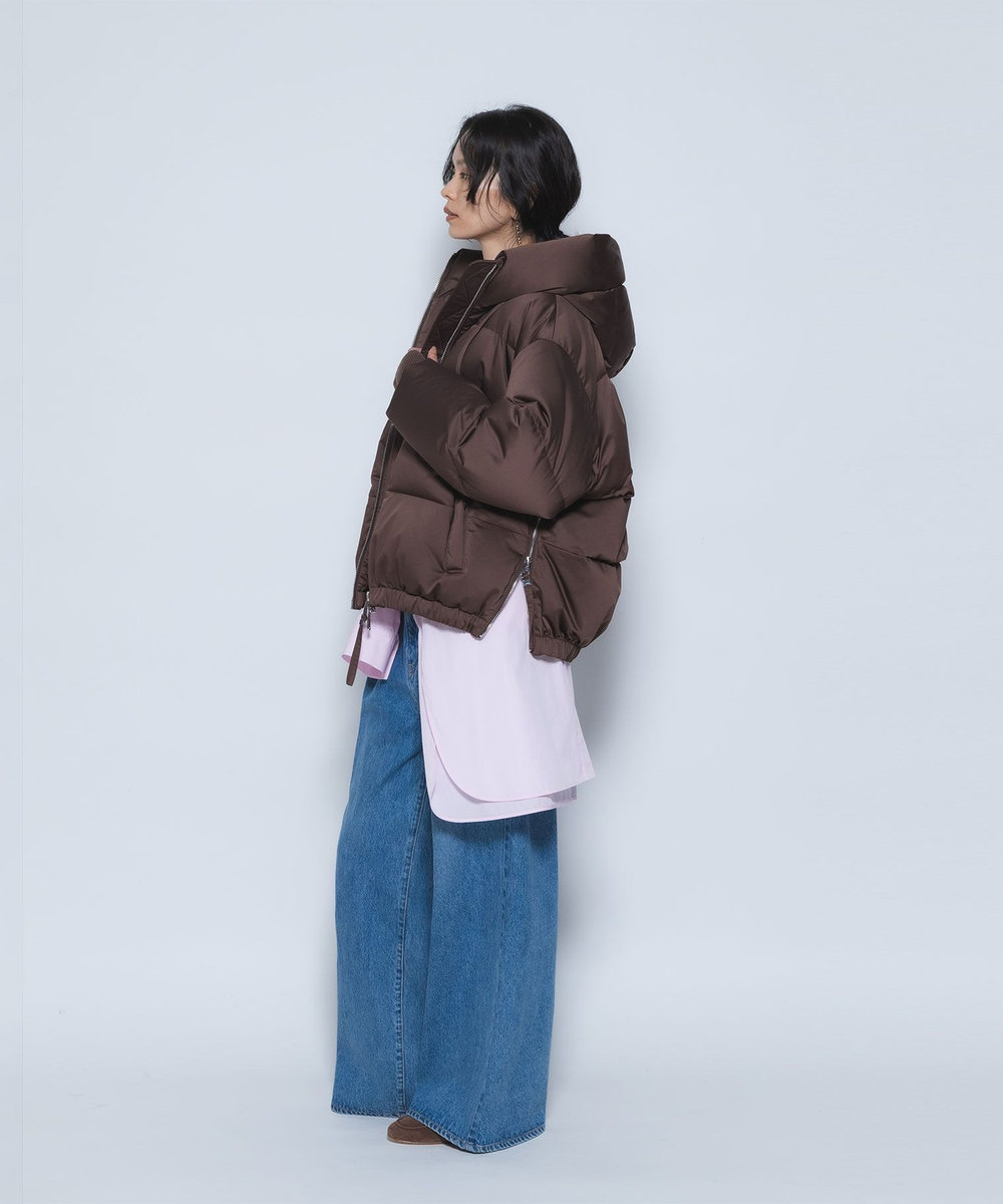 1er Arrondissement 《WEB限定カラーあり》＜DUNO/デュノ＞ショートダウンコート ブラウン