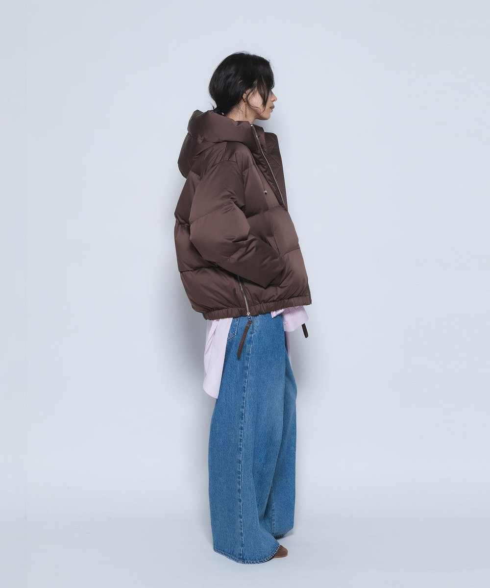 1er Arrondissement 《WEB限定カラーあり》＜DUNO/デュノ＞ショートダウンコート ブラウン