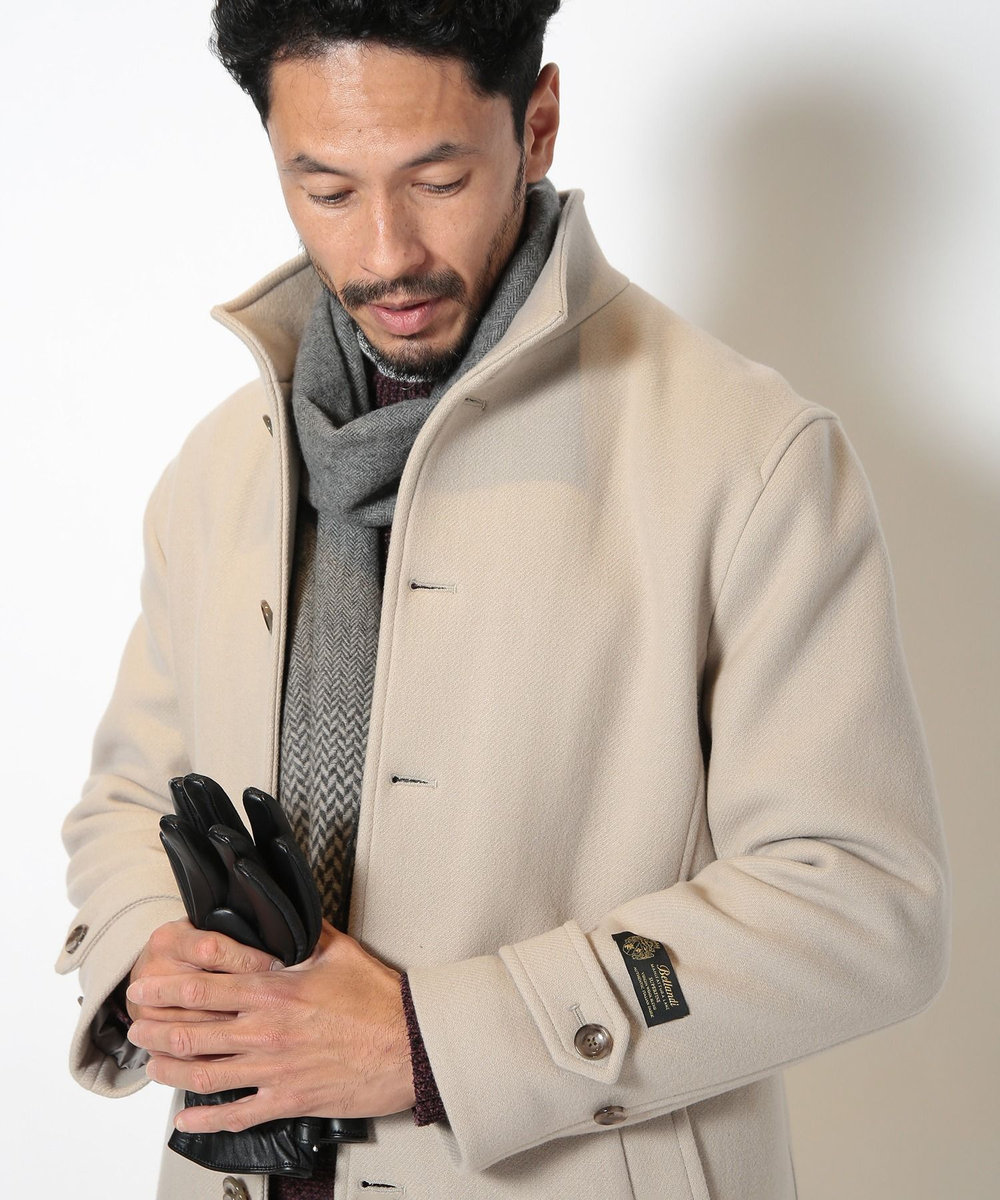 MEN'S BIGI 【Bellandi/べランディ】スタンドカラーコート ベージュ