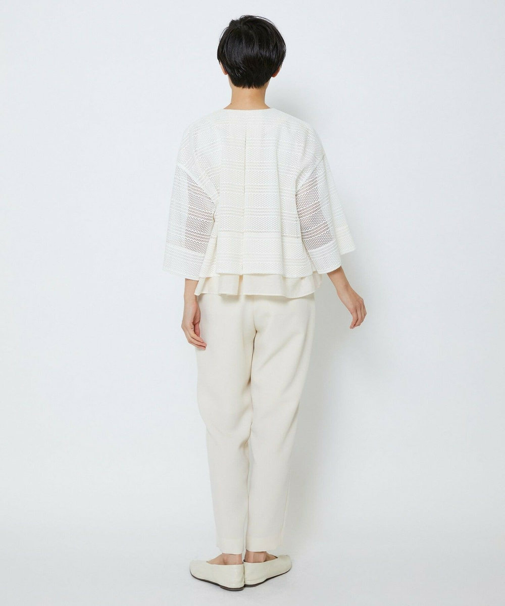 MOGA Collection MOGA Collection　レーヨンポリマットクロステーパードパンツ キナリ