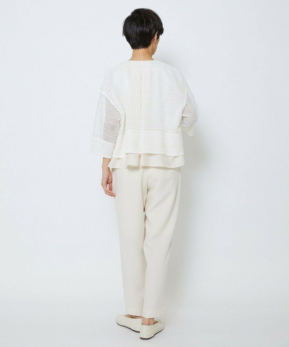 MOGA Collection MOGA Collection　レーヨンポリマットクロステーパードパンツ キナリ