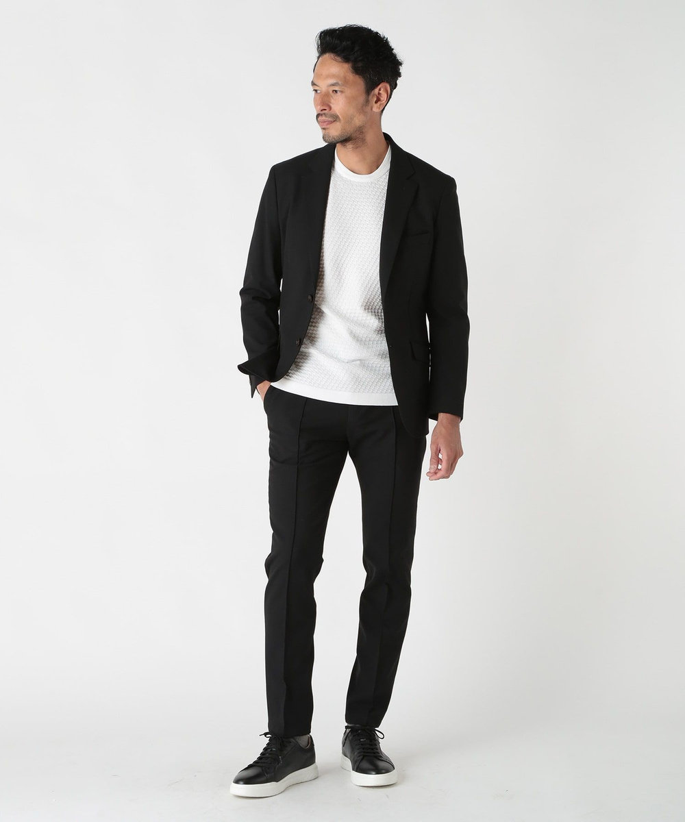 MEN'S BIGI 360度ストレッチTRジャケット<接触冷感> ブラック