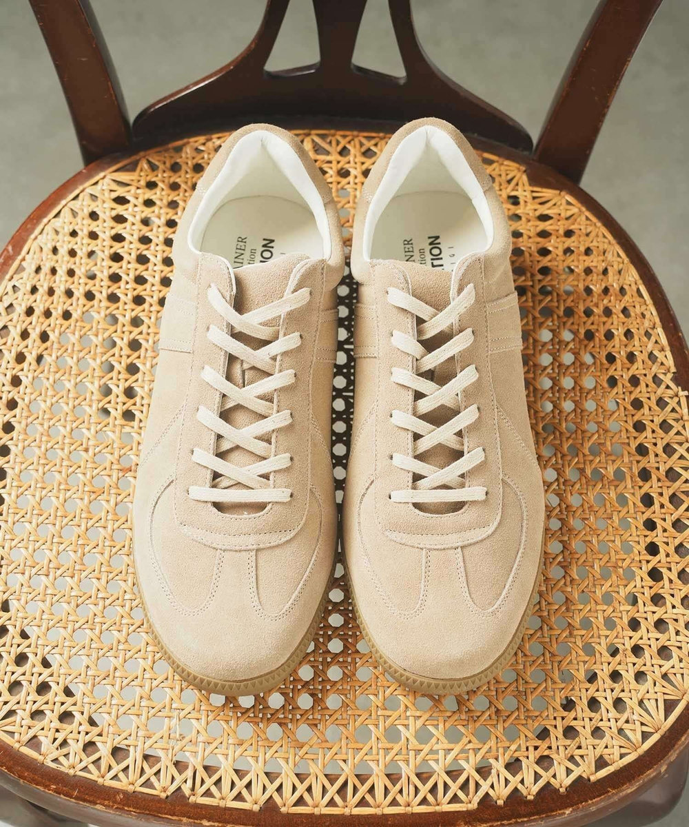UNION STATION 【UNION STATION by MEN’S BIGI 】REPRODUCT MILITALY GERMAN TRAINER ジャーマントレーナー ベージュ