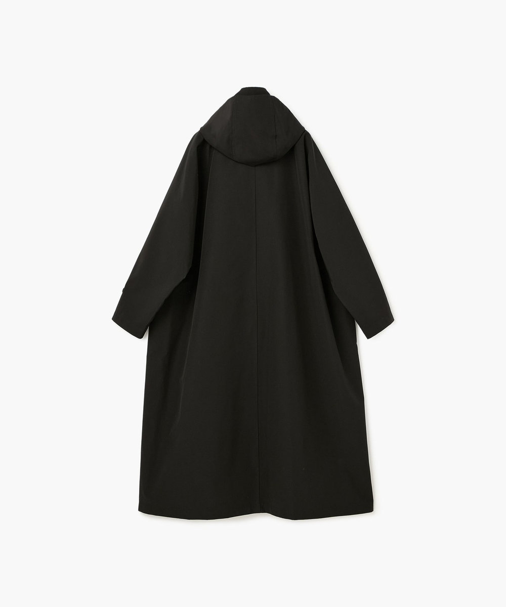 endalence リサイクルタフタロングコート ブラック