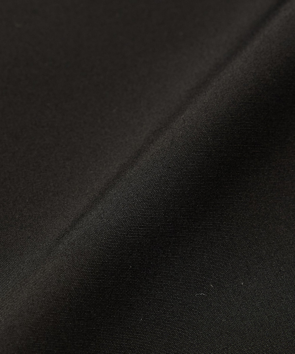 endalence リサイクルタフタロングコート ブラック