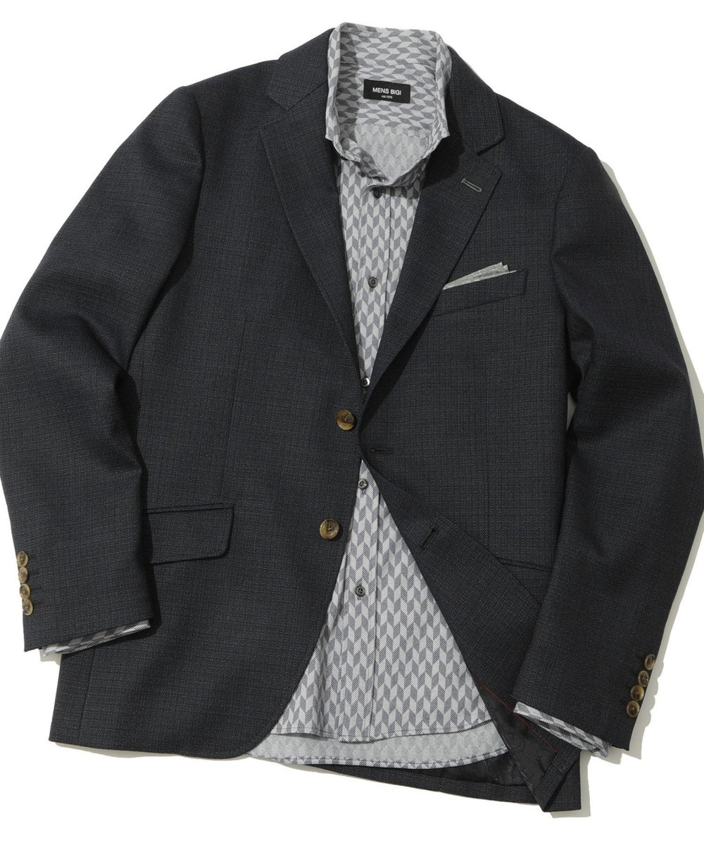 MEN'S BIGI 【ACTIVE TAILOR】アソートストレッチジャケット ネイビー