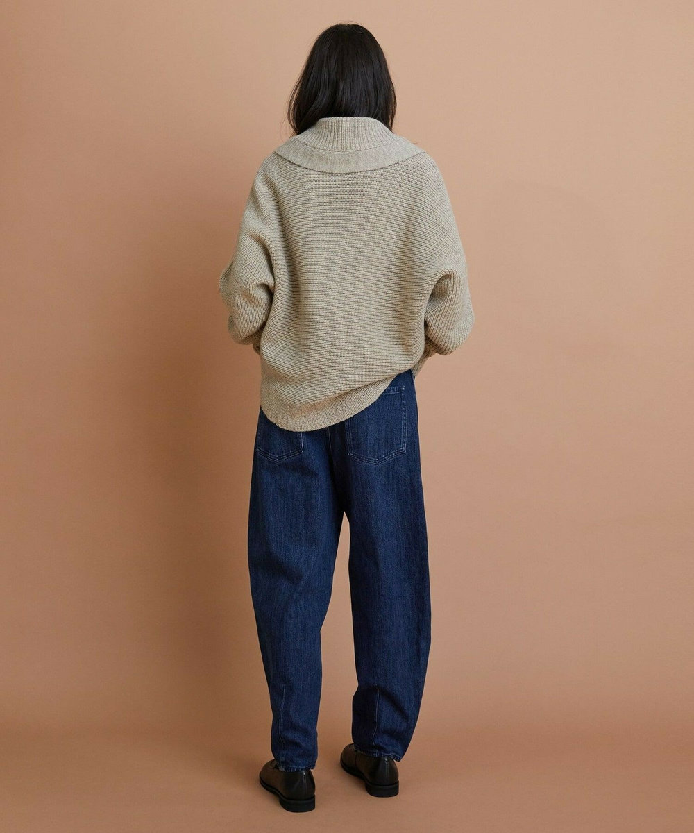 L'EQUIPE GREEN ナチュラルカラーウールハーフジャケット ベージュ