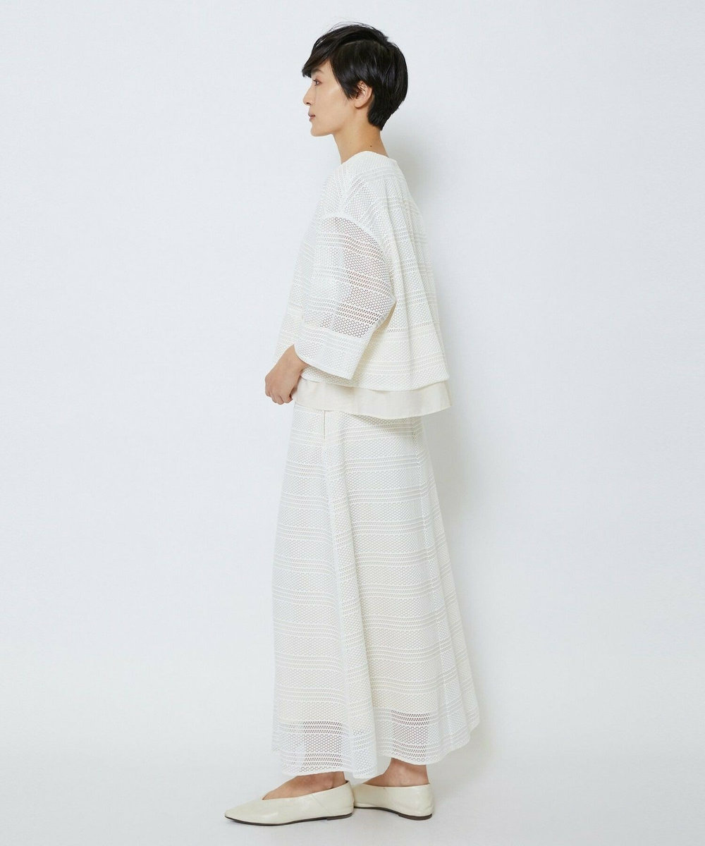 MOGA Collection MOGA Collection　ラッセルレーススカート ホワイト