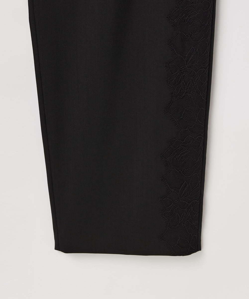 DÉPAREILLÉ VISCORSE WOOL LACE PANTS / ヴィスコースウールレースパンツ ブラック