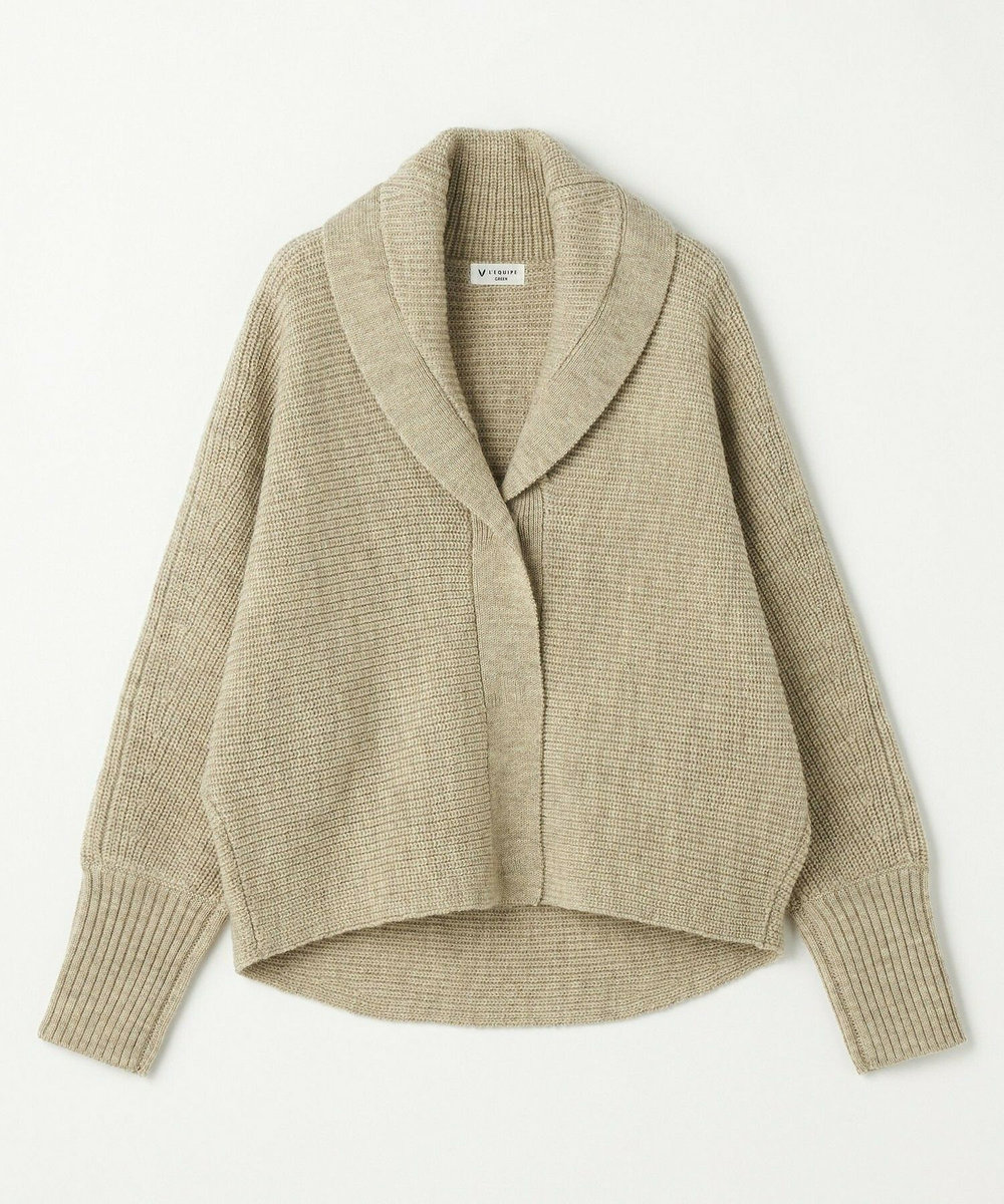 L'EQUIPE GREEN ナチュラルカラーウールハーフジャケット ベージュ