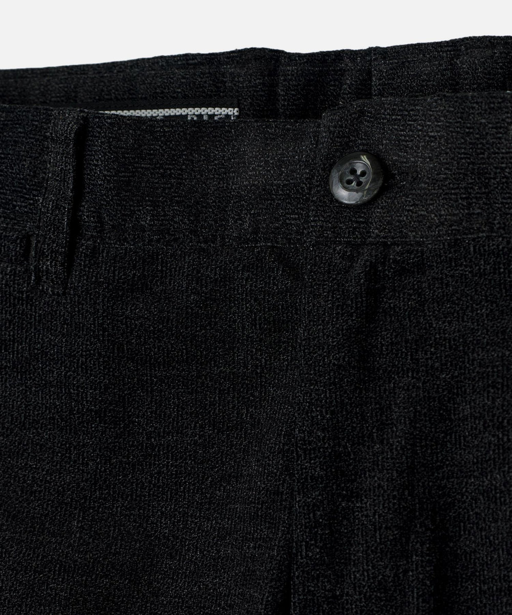 MEN'S BIGI 杢コーデュロイクリースラインパンツ［ストレッチ］ ブラック